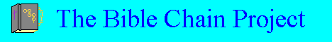 The Bible Chain Project - Picture of bible and chains