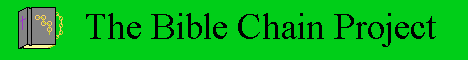 The Bible Chain Project - Picture of bible and chains